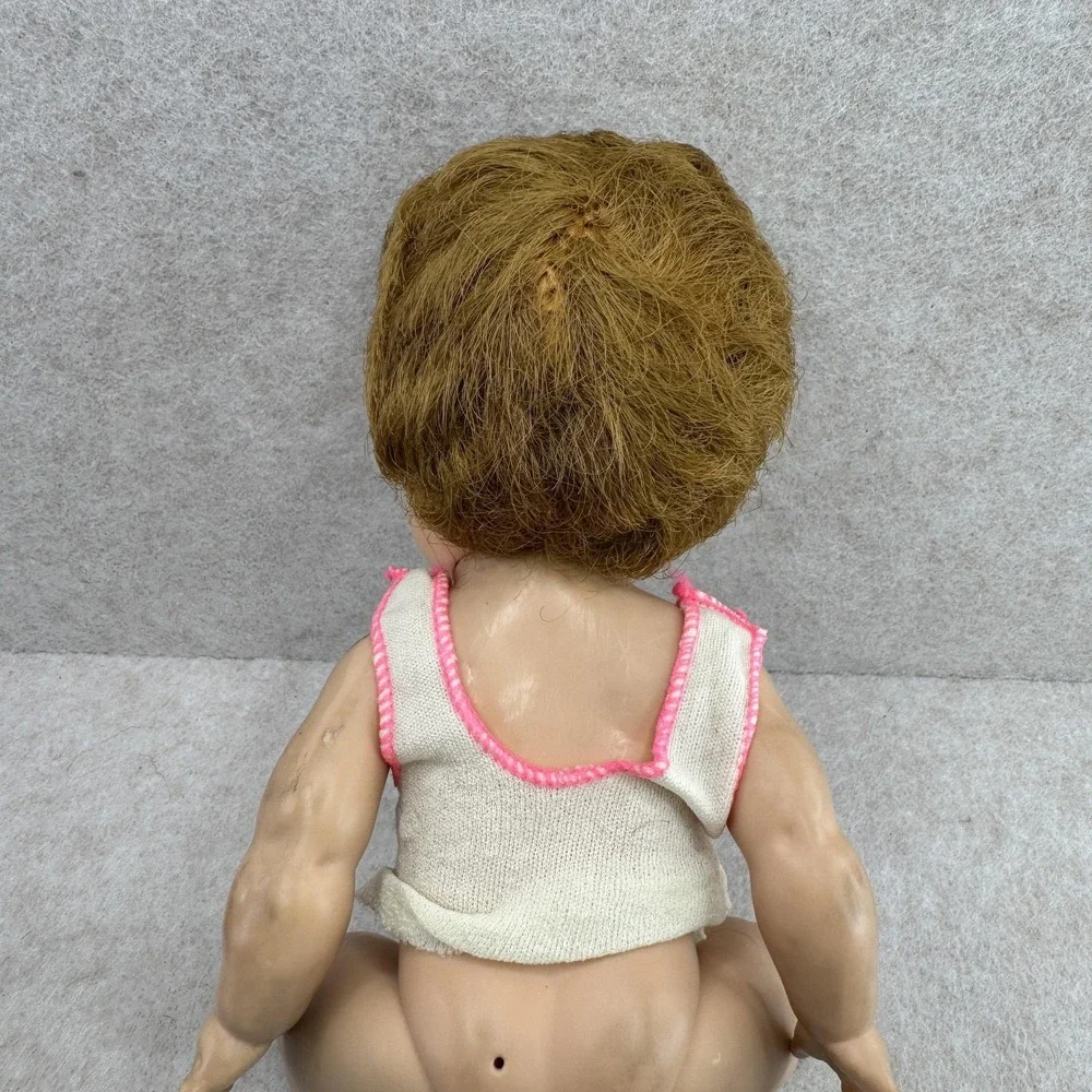 Vintage 1950s 12 In American Character Tiny Tears Hard Plastic Baby‎ Doll